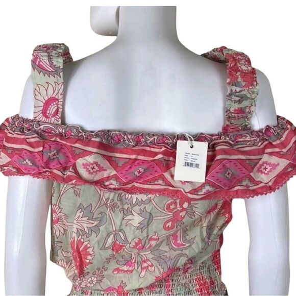 Jennifer & Grace Cold Shoulder Floral Top - Picture 6 of 9